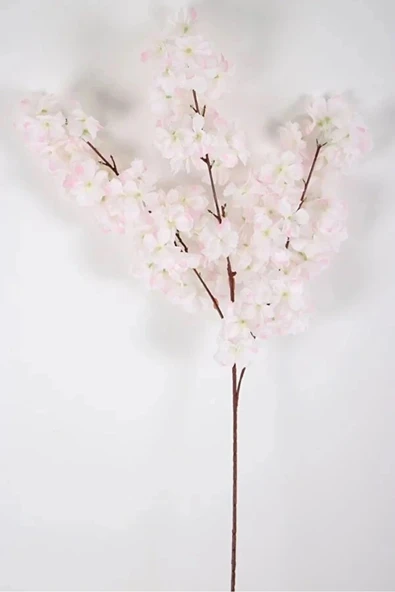 Yapay ÇiçekACIK PEMBE  Bahar Dalı Japon Kiraz Çiçeği 90 Cm ürün görseli 1