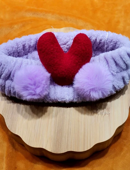 Monalisa Home Lüks Peluşlu Figürlü Saç Bandana ürün görseli 1