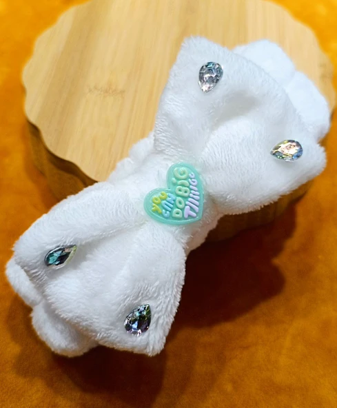 Monalisa Home Lüks Peluşlu Figürlü Saç Bandana ürün görseli 1