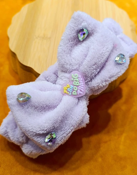 Monalisa Home Lüks Peluşlu Figürlü Saç Bandana ürün görseli 1