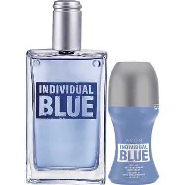 Avon INDIVIDUAL BLUE Edp Erkek Parfüm, Rollon Set 100ml ürün görseli 1