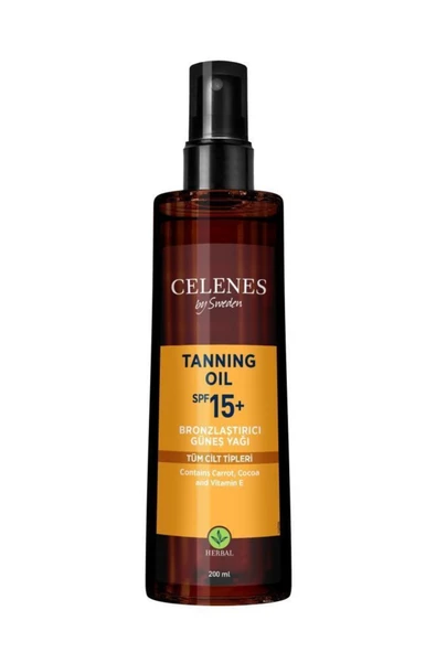 Herbal Bronzlaştırıcı Güneş Yağı Spf 15+ 200 Ml ürün görseli 1
