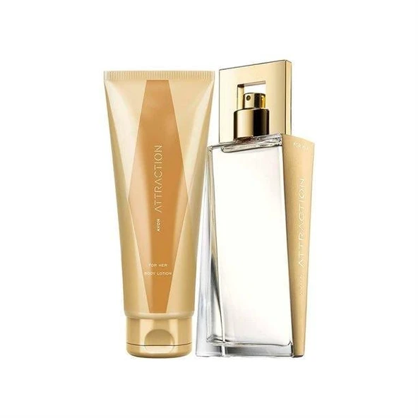 Avon ATTRACTION For Her Edp 50ml Kadın Parfüm, Body Lotıon Set ürün görseli 1