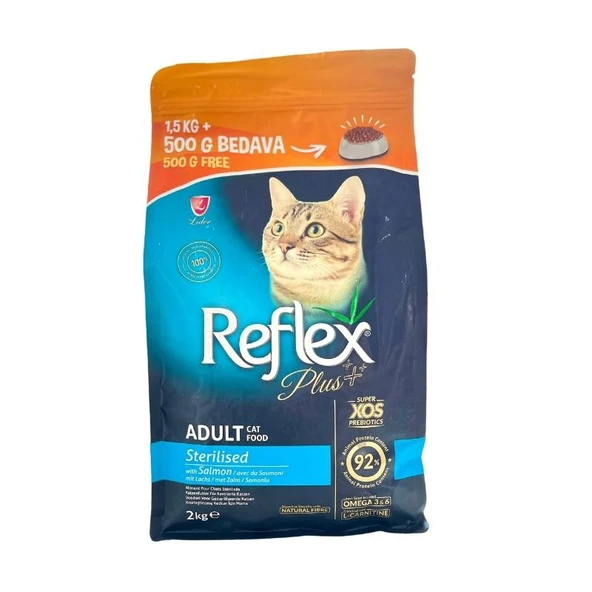 Reflex Plus Somonlu Kısırlaştırılmış Kedi Maması 2 kg ürün görseli 1