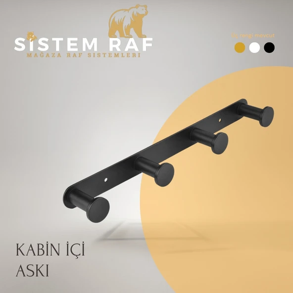 sistem raf Kabin İçi Askılık - Deneme Kabini Askılığı ürün görseli 1