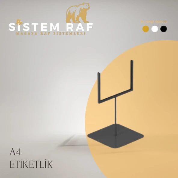A4 Etiketlik - Metal Fiyat Etiketliği ürün görseli 1
