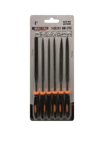 6 LI EĞE SETİ 5X180X6 BAY-TEC MK1036 ürün görseli 1