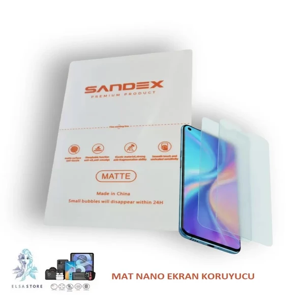 P30 Uyumlu Ekran Koruyucu Esnek ULTRA İnce MAT SANDEX - NANO ürün görseli 1