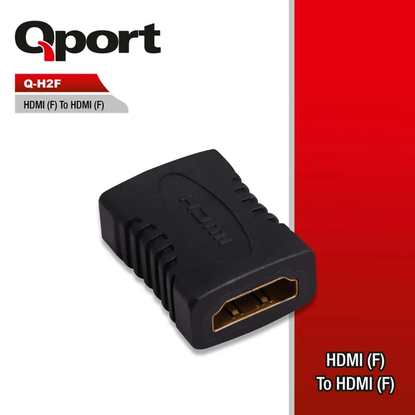 QPORT Q-H2F HDMI(F) TO HDMI(F) ÇEVİRİCİ ürün görseli 1