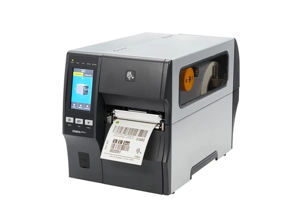 TT Printer ZT411; 4", 203 dpi, Euro and UK cord, Serial, USB, 10/100 Ethernet, Bluetooth 4.1/MFi, USB Host, EZPL ürün görseli 1