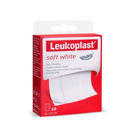 Leukoplast Soft White 6x10 cm 10 Adet Yara Bandı ürün görseli 1