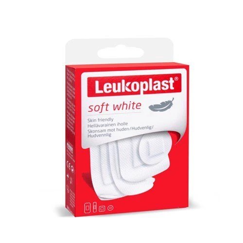 Leukoplast Soft White 19x72mm (12 ad.), 6x22mm (6 ad.), 38x72mm(8 ad.), 38x38 mm(4 ad.) Yara Bandı ürün görseli 1