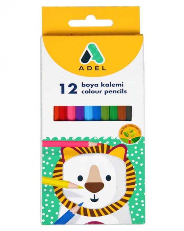 Adel Kuru Boya Kalemi Seti 12li ürün görseli 1