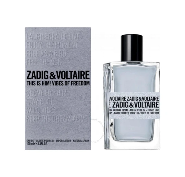 Zadig&Voltaire This İs Him Vibes Of Freedom Erkek Parfüm EDT 100 ML ürün görseli 1