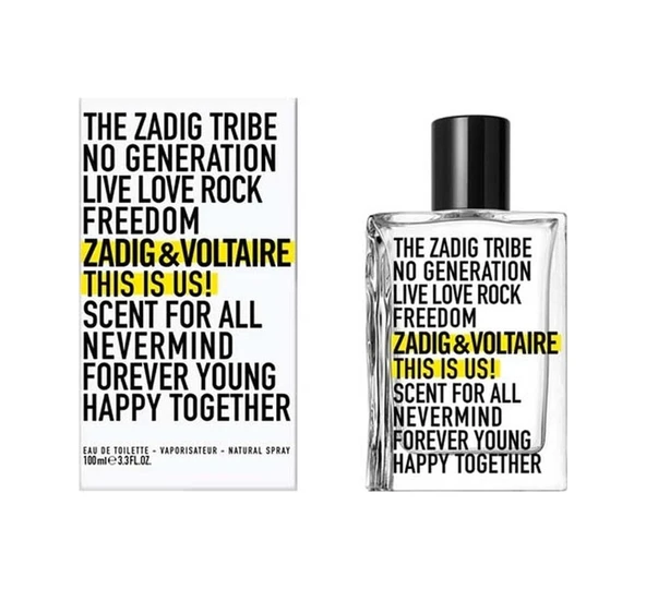 Zadig & Voltaire This is Us Kadın Parfüm EDT 100 ML ürün görseli 1