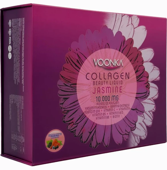 Voonka Collagen Beauty Liquid Orman Meyveli 30x50 Ml ürün görseli 1