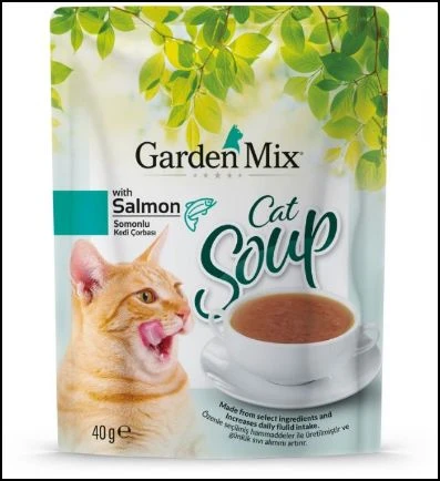 Garden Mix Somonlu Kedi Çorbası 40Gr ürün görseli 1