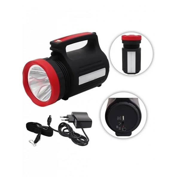 Uzun Menzilli LED El Feneri 28 Saat Çalışma Süresi 10 Watt WS-3580 TG-53-vice/(1395) 2749 TG-1395 284368 ürün görseli 1