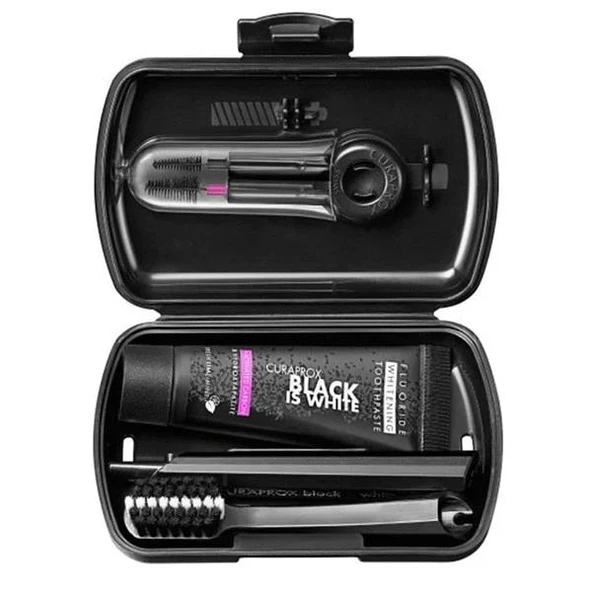 Curaprox Black is White Travel Set ürün görseli 1