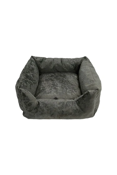 Moon Büyük Pet Kedi & Köpek Yatağı Ayrı Kullanılabilir Minderli 60x60x60x60 ürün görseli 1