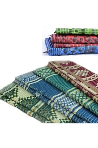 Plastik Hasır 120 X 230 Savan Piknik Kilimi Cami Hasırı ürün görseli 1