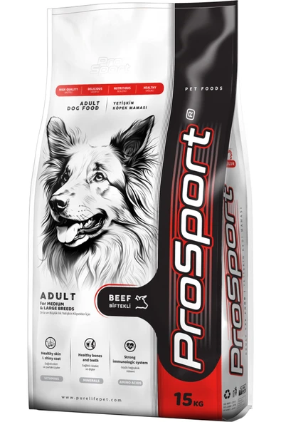 Prosport Biftekli Yetişkin Köpek Maması 15 kg ürün görseli 1