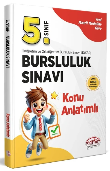 Editör Yayınları 5. Sınıf 2025 Bursluluk Sınavı Konu Anlatımlı ürün görseli 1