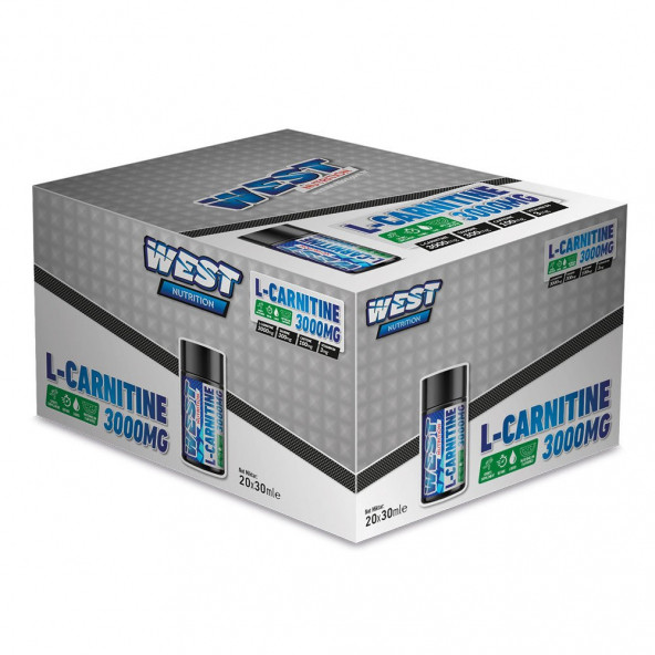 West Nutrition L-Karnitin Shot 3000 mg -YETKİLİ SATICI ürün görseli 1