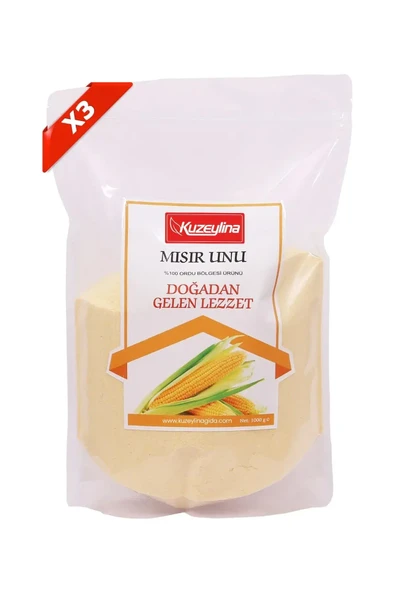 Mısır Unu 3'lü Set (3 Adet 1'er Kg) ürün görseli 1
