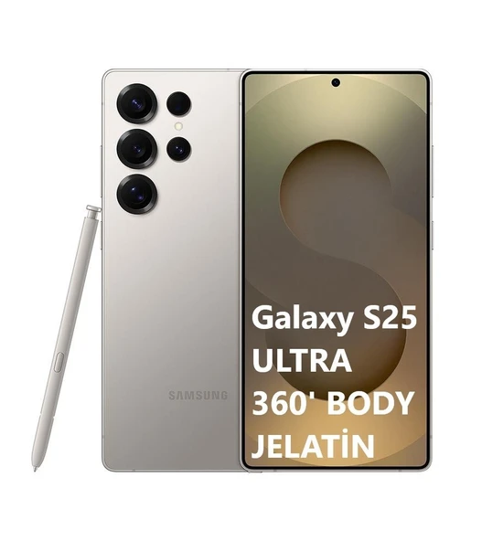Samsung Galaxy S25 Ultra Uyumlu 360 Derece Arka hidrojel Film Koruma Body Jelatin ürün görseli 1