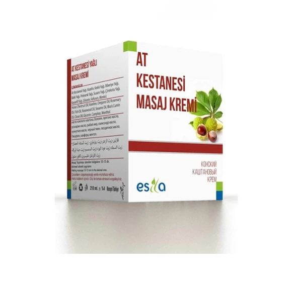Esila At Kestanesi Masaj Kremi 210 ML 1Adet ürün görseli 1