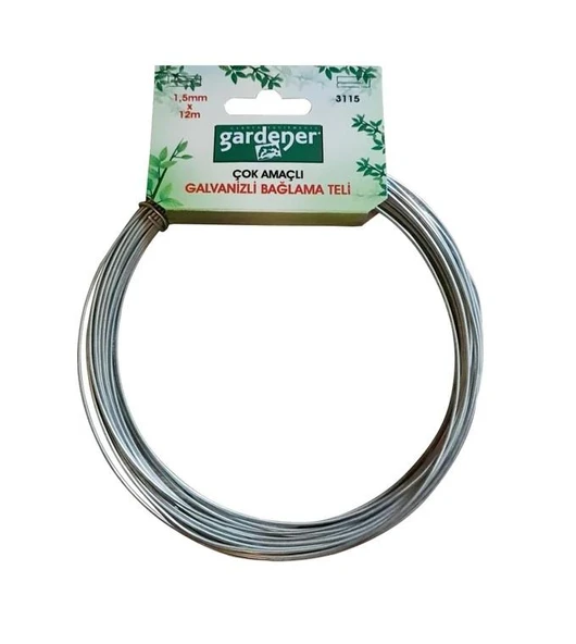 Gardener 3115 Galvanizli Çok Amaçlı Bağlama Teli 1,5mmx12m ürün görseli 1