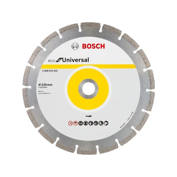 Elmas Kesme Diski EFUniversal 230*22,23mm 9+1 044 ürün görseli 1