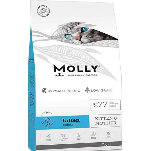 Molly Tavuklu Yavru Kedi Maması 2 kg ürün görseli 1