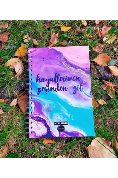 Hayallerinin Peşinden Git Tasarımlı Konuşan Ajanda ürün görseli 1