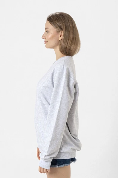 Grimelanj Kadın Basic Sweatshirt - Resim 2