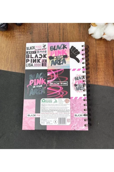 Black Pink Tasarımlı Konuşan Ajanda - Resim 2