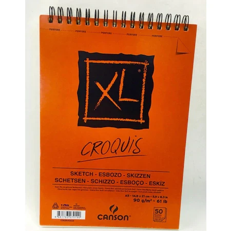 Canson XL Croquis Eskiz Defteri A5 90 g 50 Yaprak ürün görseli 1