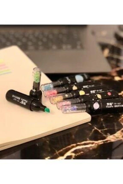 özel çantalı Galaxy 6'lı Keçeli Kalem ürün görseli 1