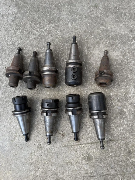 Cnc Makinesi BT Tip Takım Tutucu 9 Adet Lot 1 (Çıkma Parça) ürün görseli 1