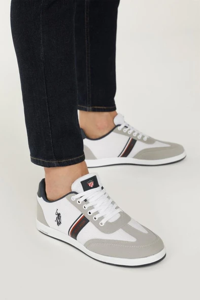 U.S. Polo Assn. KARES 5FX 101932518 Erkek Sneaker Ayakkabı Beyaz 40-45 ürün görseli 1