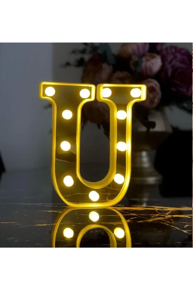 3d Işıklı Led Harf Dekoratif Büyük Boy Aydınlatma ürün görseli 1