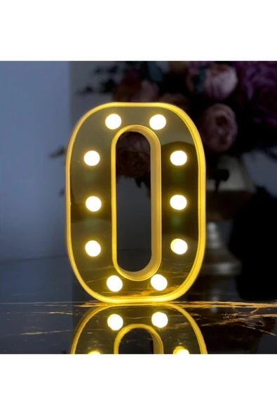 3d Işıklı Led Harf Dekoratif Aydınlatma Büyük Boy ürün görseli 1