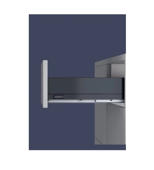 Samet Smart Flow Çekmece Rayı Bordürsüz 450mm - Resim 2