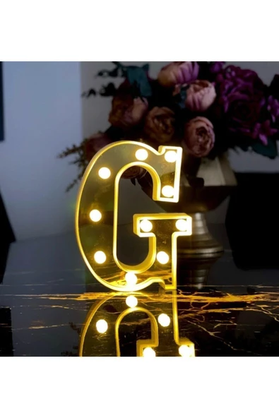 3d Işıklı Led Harf Dekoratif Aydınlatma Büyük Boy ürün görseli 1