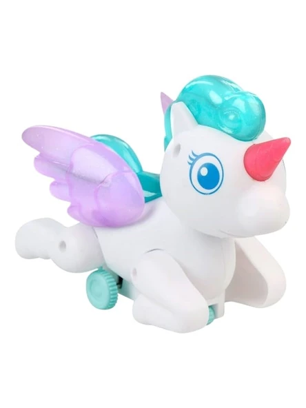 Sevimli Pony At İpli Çekmeli Pilli Işıklı Unicorn Çekbırak Unicorn Pony - BEYAZ ürün görseli 1