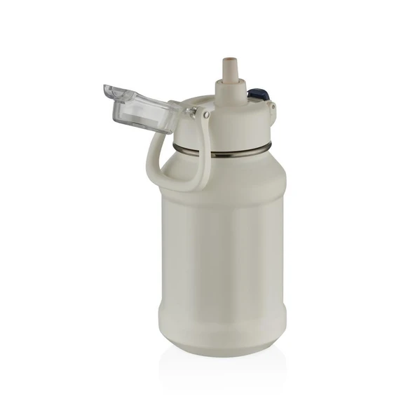 Shotay Çelik Termos Matara 720Ml Beyaz - Resim 2