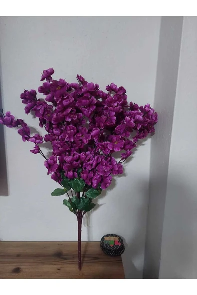 3 ADET FUŞYA 9 DALLI BAHR DALI ürün görseli 1