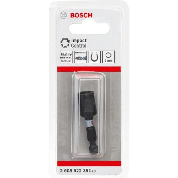 Bosch Impact Ctrl 8 Mm Lokma 50 Mm 1 Li 2608522351 ürün görseli 1