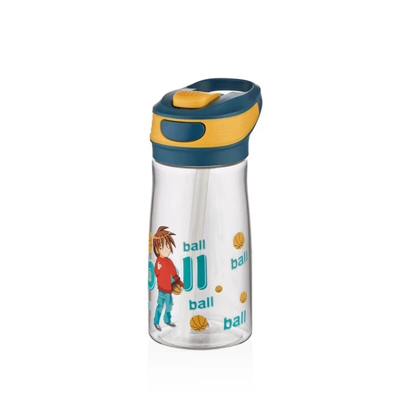 Shotay Child's Hand Çocuk Su Matarası Tritan 540Ml Mavi ürün görseli 1